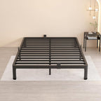 MAF 7 Inch Full Size Metal Platform Bed Frame with Round Corner Legs, 3000 LBS Heavy Duty Steel Slats Support, Noise Free, No Box Spring Needed, Easy Assembly