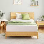 EGOHOME King Size Memory Foam Mattress, 8 Inch Bed Mattress in a Box with Cooling Green Tea Gel, Relieve Pressure with Medium Support, CertiPUR-US Certified, 80''L x 76''W, White