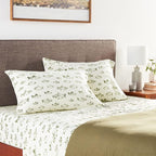 Eddie Bauer - Queen Sheets, Cotton Flannel Bedding Set, Brushed For Extra Softness, Cozy Home Decor (School of Fish, Queen)