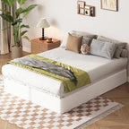 EMODA 7 Inch Split Full Size Box Spring Bed Base, 3500LBS Heavy Duty Metal Box Spring Full Mattress Foundation with Fabric Cover, Noise-Free, Non Slip, Easy Assembly