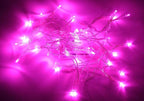 Karlling Battery Operated Pink 40 LED Fairy Light String Wedding Party Xmas Christmas Decorations(Pink,5 Pack)