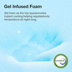 Novilla Full Mattress, 10 Inch Full Size Mattress with Gel Memory Foam for Cool Night Sleep & Pressure Relief, Motion Isolation, CertiPUR-US Certified