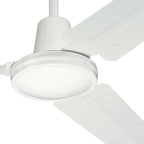 Westinghouse Westinghouse 7812700 Jax, Modern Industrial Style Ceiling Fan and Wall Control, 56 Inch, White Finish