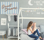 Sweet Dream Rectangular Canvas Banner-Boho Flags Wall Sign for Kids Toddler Boys Girls,Baby Room Nursery Above Crib Bedroom Apartment Dorm Wall Decor-Baby Shower Birthday Christmas Gift