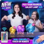 Mind-Glowing Galaxy Moon Lamp with Multi Colors, Touch/Remote, Wood Stand - Teen Girl Room Decor, Trendy Stuff - Christmas Gift for Any Year Old Teenage Girl - Cool Night Light for Kids (5.9 inch)