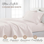 Linen Market Double-Brushed Patterned Microfiber California King Sheet Set 4 Piece – Oeko-TEX Certified Ultra Soft & Wrinkle-Free - 16" Deep Pocket Sheets Easy Care Cal-King Size - Classic in Pink