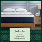 ZINUS 10 Inch Comfort Support Hybrid Mattress [New Version], Full, Fiberglass Free, Medium Plush, Motion Isolation, Certified Safe Foams & Fabric, Mattress in A Box