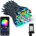 Smart WiFi LED Christmas Lights, APP-Controlled RGB Fairy String Lights, Ideal for Xmas Tree, Garden, Home, Party, Halloween Festival Deco (33ft-100LED)