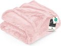 Utopia Bedding Fleece Blanket Twin Size Pink 300GSM Luxury Anti-Static Fuzzy Soft Microfiber Dorm Bed Blanket for Girls (60x80 Inch)