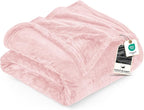 Utopia Bedding Fleece Blanket Twin Size Pink 300GSM Luxury Anti-Static Fuzzy Soft Microfiber Dorm Bed Blanket for Girls (60x80 Inch)