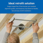 Panasonic WhisperFit Retrofit Ceiling Mount Bathroom Exhaust Fan, 50-80-110 CFM, FV-0511VF1