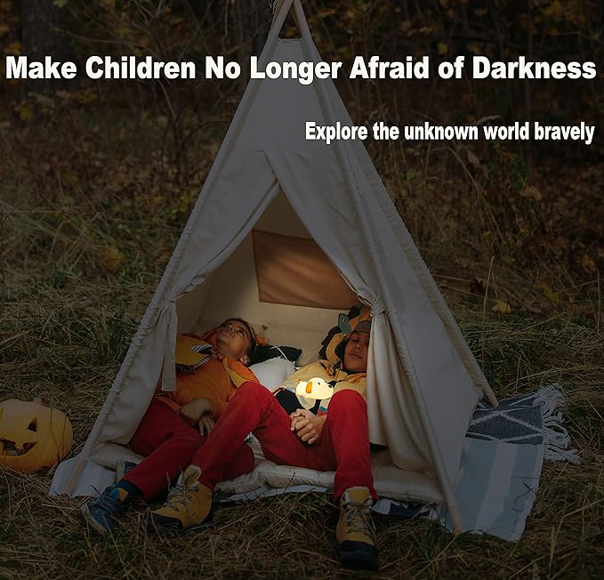 HAPPYBAG Kids Night Light,Cute Soft Silicone Dog Lamp Dimmable Nursery Portable Puppy Kawaii Lamps,Bedside Lamp for Baby and Toddler,Boy Girls