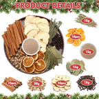 Christmas Simmering Potpourri Bag Cinnamon Stick Dried Orange Slice Apple Slice Lily Clove Rosemary Bay Leaf White Cardamom Powder, Fall Scent Fragrance Stovetop Potpourri Fall Thanksgiving Gift