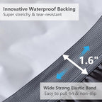 California King Mattress Pad, Quilted Fitted Cooling Mattress Cover, Pillow Top Waterproof Mattress Protector, Deep Pocket 8-21" (72x84 inch, Grey)