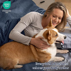 PHF 100% Cotton Waffle Weave Blanket King Size for Bed,Snag Proof Lightweight Breathable Moisture-Wicking Throw for Couch,Great for Layering in Cold Weather,Machine Washable,Home Decor Gift-Dark Navy
