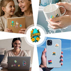 100 PCS California Travel Stickers Pack, Vinyl Waterproof Decals of Beaches Cities Landmarks Food Culture, Fun Gift for Kids Teens Adults Laptop Water Bottle Scrapbook Luggage Car