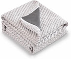 Subrtex Cover for Mattress Topper Queen Size 4 Inch (Only Cover) Mattress Topper Protector Bedding Removable Encasement with Zipper Closure