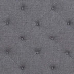 Flash Furniture Brighton King Size Tufted Upholstered Platform Bed in Light Gray Fabric