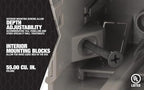 Southwire MSBMMT3G 3 Gang Multi Mount Device Box with Depth Adjustable; Heavy Duty 42lb; Gray