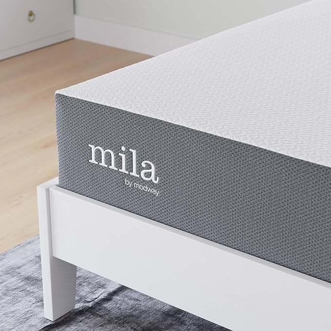 Modway Mila Firm 10" Fiberglass Free Memory Foam Full Mattress