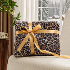 BEDELITE Leopard Print Throw Blanket – Soft Cheetah Blanket for Bed & Couch, Cozy Lightweight Fleece Animal Print Throw, 50"x 60", Brown