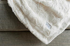 GRACED SOFT LUXURIES Throw Blanket Softest Warm Elegant Cozy Faux Fur Aesthetic for Travel, Home, Bed, Sofa, Couch, Living Room (Solid Ivory, Large 50" x 60")