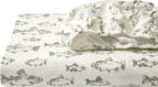 Eddie Bauer - Twin Sheets, Cotton Flannel Bedding Set, Brushed For Extra Softness, Cozy Home Decor (School of Fish, Twin)