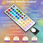 OMIKA 24 Colors Indoor String Lights with Remote, 16.5ft 50LED String Lights Bedroom USB Plug in, Color Changing Christmas Lights Hanging for Dorm Classroom Tapestry Party Garden Patio Wall Xmas Décor