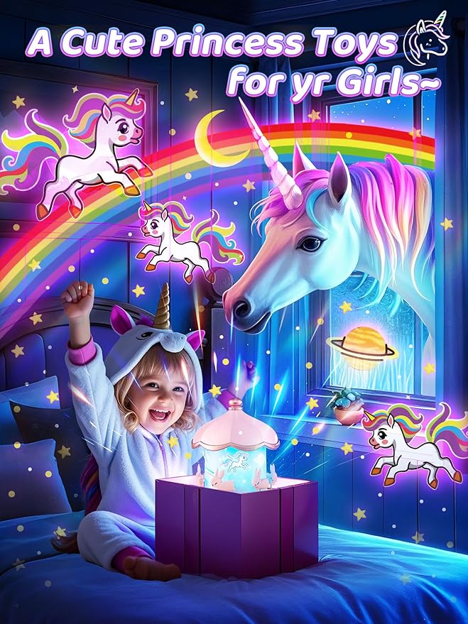 Christmas Gifts for Kids Toys,15 Films Star Lights for Ceiling Projector +15 Sleep Sounds Machine Baby Night Lamp,Remote Timer Cute Pink Nursery Lamp,Exquisite Gifts for Kids Baby Girl Toddler