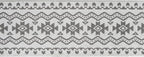 Custom Size Southwestern Style Runner Rug Mat for Wide Hallway Entryway Kitchen Laundry Room with Slip Resistant Latex Rubber Backing, Aztec Light Grey, 31 inch X 6 feet