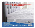 Niagara Microfiber Twin Mattress Topper - Pillow Top Mattress Cover Quilted Fitted Cooling Topper for Back Pain Deep Pocket Fits 20 Inches (39x75 Inches)
