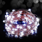 USB LED Fairy String Light, 1 Pack Copper Wire Fairy Lights for Indoor, Bedroom Festival Christmas Wedding Party Patio Decorative Window with USB Interface (16ft./5M,Cool White)