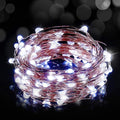USB LED Fairy String Light, 1 Pack Copper Wire Fairy Lights for Indoor, Bedroom Festival Christmas Wedding Party Patio Decorative Window with USB Interface (33ft./10M,Cool White)
