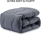 SLEEP ZONE Twin Mattress Topper Cooling Mattress Pad Cover Fluffy Down Alternative Bed Topper 8-21 Inch Deep Pocket, Twin