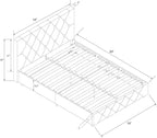 DHP Dakota Bed, Full, White