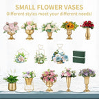 NUPTIO Flower Balls for Wedding Centerpieces - 6 Pcs 9.5 inch Diameter Fake Flower Ball Arrangement Bouquet Party Centerpieces for Tables - Dusty Rose Bouquet Centerpiece Flowers for Wedding Table