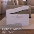 Milliard Carry Case for the Tri-Folding Memory Foam Mattress 6 Inch Queen Size (78" x 58" x 6")(Mattress NOT Included)