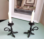 Claw Foot Candlestick Holders - Feet Taper Candle Holders, Black Candlesticker Holders Set 2
