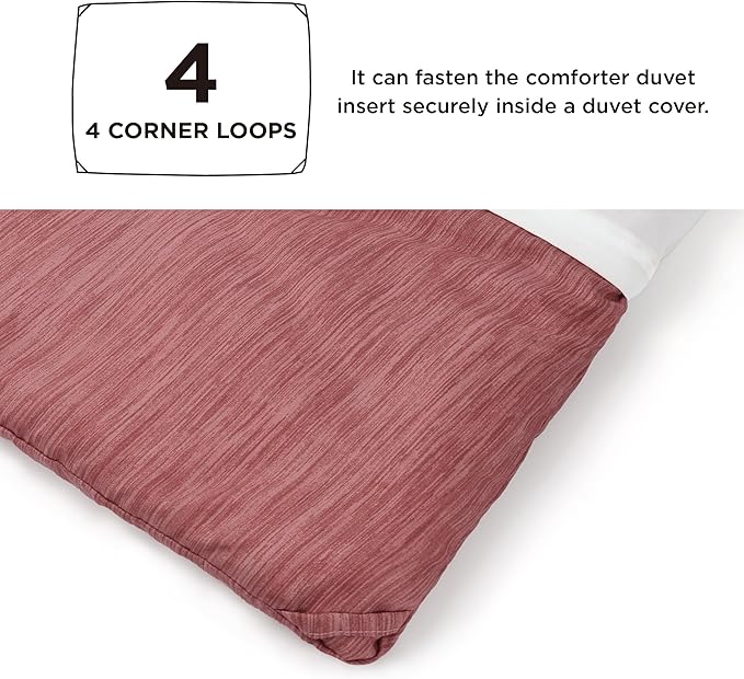 Bedsure California King Comforter Set - Pink Clay Soft Bedding for All Seasons, Cationic Dyed Bed Set, 3 Pieces, 1 California King Size Comforter (104"x96") and 2 Pillow Shams (20"x36"+2")