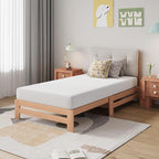 Novilla Twin Mattress, 6 Inch Twin Memory Foam Mattress for Pressure Relief & Comfort Sleep, Removable Washable Cover,CertiPUR-US Certified Mattresses in a Box，Medium Firm