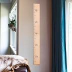 Headwaters Studio Wooden Growth Chart – Kids Height Chart, Wall Measurement for Kids, Height Chart for Wall, Growth Ruler for Children – Natural Ruler (63"x6.7")