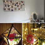 Moobibear Waterproof Fairy String Lights Plug in with 24 Keys Remote, 33ft 100LEDs Warm White Dimmable Starry Copper Wire Light for Indoor & Outdoor Wedding Birthday Valentines Day Decor