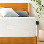 ZINUS 12 Inch Queen Green Tea Memory Foam Mattress [New Version], Fiberglass free, Medium Firm Feel, Zoned Pressure Relief, Certified Safe Foams & Fabric, Mattress in A Box