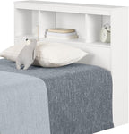 South Shore Spark Bookcase Headboard, Twin, Pure White