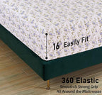 RUVANTI Flannel Sheets Full Size - 100% Cotton Double Brushed Bed Sheets Set, Deep Pockets 16 Inches, All Seasons Breathable & Extra Soft Full Sheets, Warm & Cozy, 4 Piece, Sand Rose