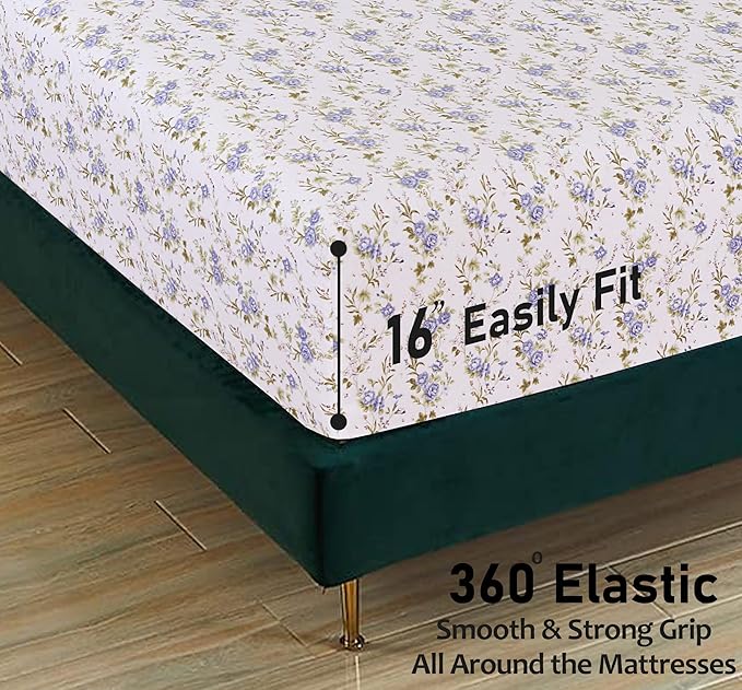 RUVANTI Flannel Sheets King Size - 100% Cotton Brushed King Size Sheets Set - Deep Pockets 16 Inches Bed Sheets - All Seasons Breathable & Extra Soft - Warm & Cozy, 4 Piece, Sand Rose