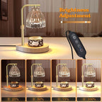Christmas Gifts for Women Candle Warmer Lamp with Adjustable Height, Timer & Dimmer, Birthday Gifts for Women, Elegant Gift Box & Greeting Card, Candle Lamp with 2 Bulbs for Home Decor/Bedroom/Office