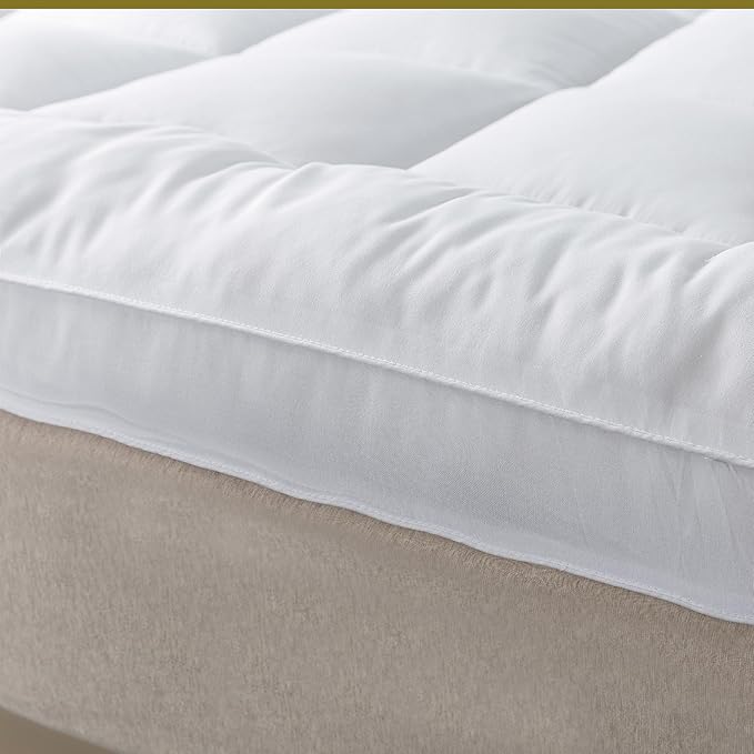 Pillow Top Mattress Topper Full Down Alternative Cooling Mattress Pad 2inch Thick Pillowtop Mattress Cover