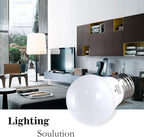 hansang A15 LED E26 Small Light Bulb, Daylight 5000K, 60Watt Equivalent Ceiling Fan Light Bulbs, E26 Standard Base Appliance Light Bulb, 600 Lumen, CRI85+, Eye Protection, 120V, Non-Dimmable 6 Pack