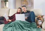 Utopia Bedding Fleece Blanket King Size Celadon 300GSM Luxury Fuzzy Soft Anti-Static Microfiber Bed Blanket (90x102 Inch)